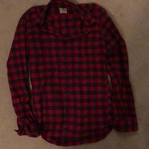 Red buffalo check flannel men’s